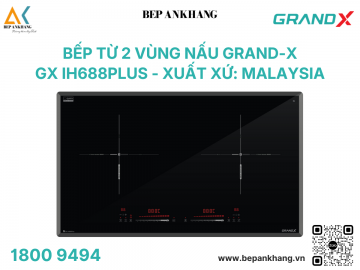 Bếp từ 2 vùng nấu GX IH688Plus - Series 6 (Made in Malaysia)